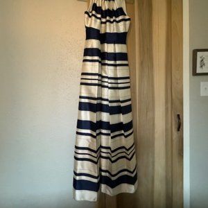 Formal Floor Length Striped Dress - Eliza J - Size 4